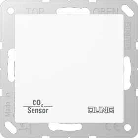 Jung KNX CO2-Sensor 2-fach Alpinweiß, Multisensor (CO2 A 2178 WW)