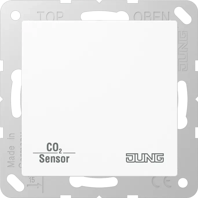 Jung KNX CO2-Sensor 2-fach Alpinweiß, Multisensor