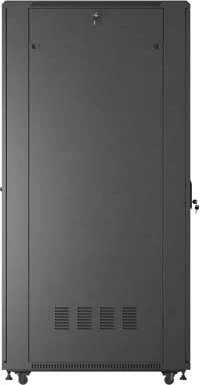 Lanberg 19" Rackschrank 27HE, freistehend, Flatpack, Glastür, IP20, RAL 9004, 1000mm tief