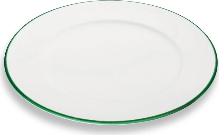 Gmundner Keramik Grüner Rand Speiseteller Gourmet 29cm