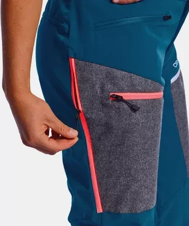 Ortovox Pordoi Skihose lang petrol blue (Damen)