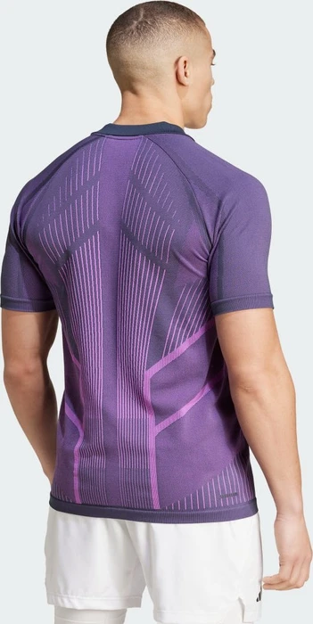 adidas Tennis Pro Seamless Aeroready FreeLift Poloshirt kurzarm aurora ink/preloved purple (Herren)