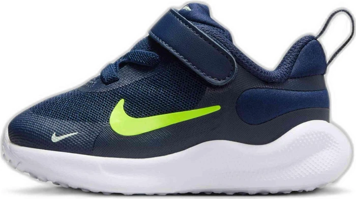 Nike Revolution 7 midnight navy/volt tint/white/volt (Junior)