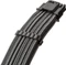 CableMod C-Series Pro ModMesh, 12V-2x6 Kabel, StealthSense, Corsair Type 5, 16-Pin PCIe Stecker auf 16-Pin PCIe 5.1 12V-2x6 Stecker, Adapterkabel, 90°, carbon, 65cm Vorschaubild