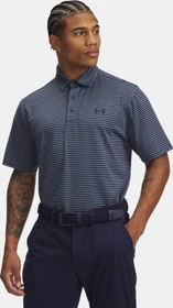 Under Armour Playoff 3.0 Stripe Poloshirt kurzarm midnight navy/downpour gray (Herren)