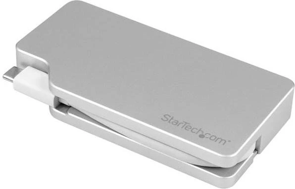 StarTech USB-C auf VGA/DVI/HDMI/Mini DisplayPort, 4-in-1 Adapter weiß