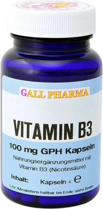 Vitamin B3 100mg GPH Kapseln, 180 Stück