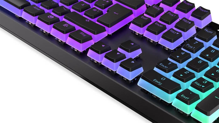 Endorfy Thock Pudding, PBT, LEDs RGB, Kailh RED, USB, DE