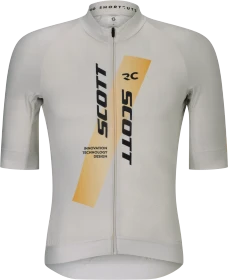 Scott RC Pro Trikot kurzarm cotton white/gleam orange (Herren)