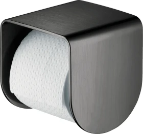 Hansgrohe Axor Universal Softsquare Toilettenpapierhalter mit Ablage brushed black chrome