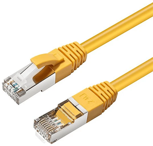 MicroConnect Patchkabel, Cat6a, S/FTP, RJ-45/RJ-45, 15m, gelb