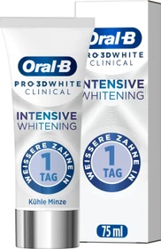 Oral-B Pro 3D White Clinical Intensive Whitening Kühle Minze Zahncreme, 75ml