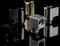EK Water Blocks Quantum Line EK-Quantum Torque Micro Rotary 90° Winkeladapter, Satin Titanium Vorschaubild