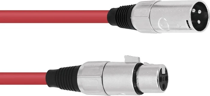 Omnitronic XLR-Kabel rot 3.0m