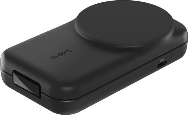 Belkin UltraCharge faltbare magnetische 2-in-1-Ladestation mit Qi2 (25W) viereckig schwarz