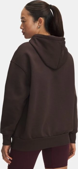 Under Armour Icon Fleece Oversize Hoodie kona brown/white (Damen)