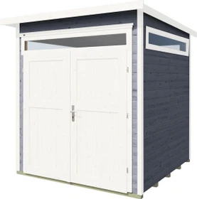 Weka 265 235x239cm Gerätehaus grau