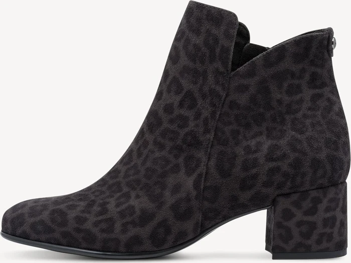 Tamaris Essentials Leder Stiefelette grey leopard (Damen)
