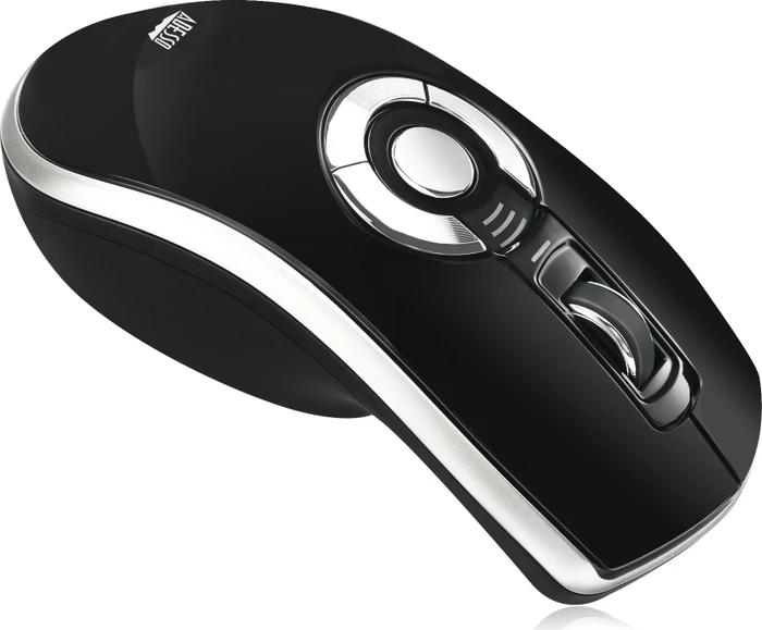 Adesso iMouse P20 Air Mouse Elite schwarz/silber, USB-A