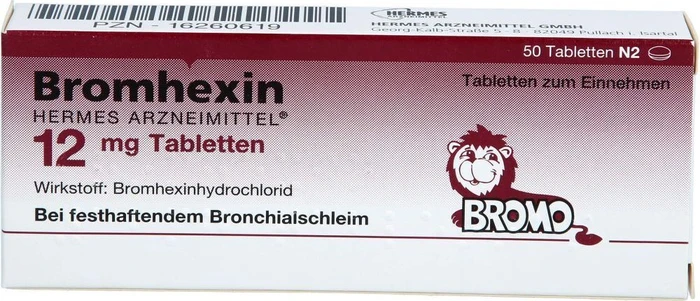 Bromhexin Hermes Arzneimittel 12 mg Tabletten, 50 St