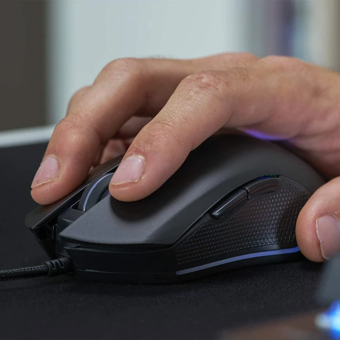 The G-Lab Kult Helium Gaming Mouse, schwarz, USB