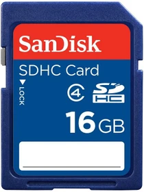 SanDisk 16GB, Class 4