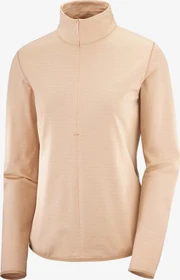 Salomon Essential Lightwarm Fleece Jacke sirocco (Damen)