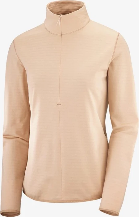 Salomon Essential Lightwarm Fleece Jacke sirocco (Damen)