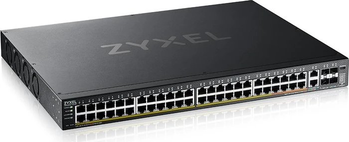 Zyxel XGS2220 Rackmount Gigabit Managed Switch, 50x RJ-45, 4x SFP+, 600W PoE++