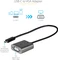 StarTech USB-C-VGA-Adapter, schwarz Vorschaubild