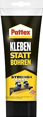 Pattex Kleben Statt Bohren Strong and Easy Montagekleber weiß, 250g