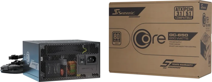 Seasonic Core GC-650 650W, ATX 3.1