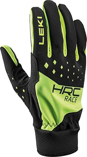 Leki HRC Race Skihandschuhe schwarz/gelb