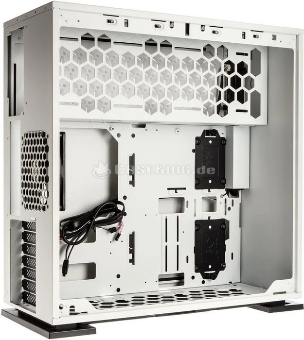 In Win 303C, weiß, Glasfenster