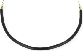 Hager Kabelbrücke NYAF 6mm² 250mm lang Gabel, schwarz