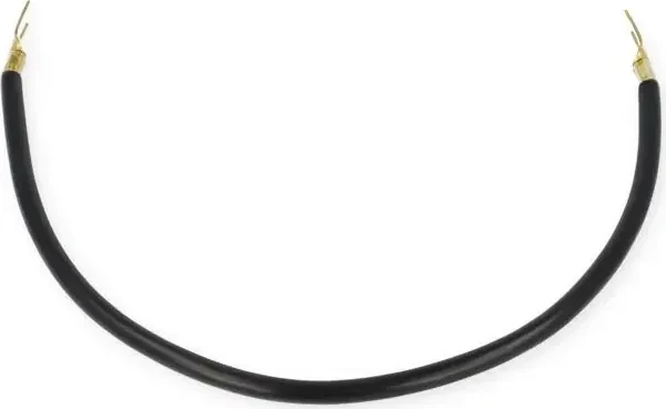 Hager Kabelbrücke NYAF 6mm² 250mm lang Gabel, schwarz