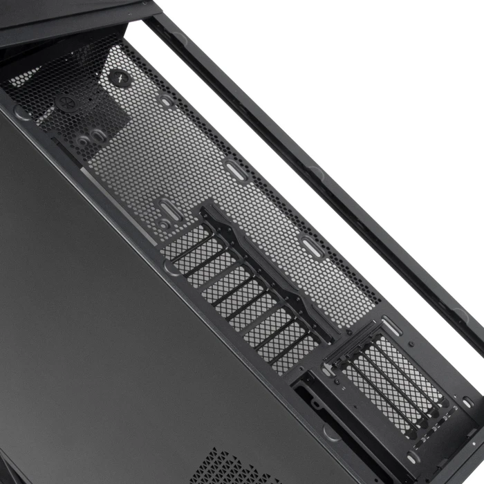 SilverStone Alta F2 Black, schwarz, Glasfenster