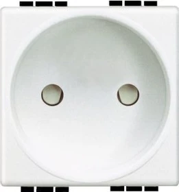 Bticino LivingLight Steckdose französischer Standard, weiß