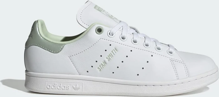 adidas Stan Smith cloud white/linen green metallic/linen green (Damen)