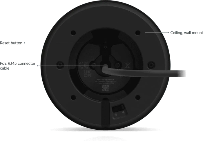Ubiquiti UniFi G6 Turret, schwarz