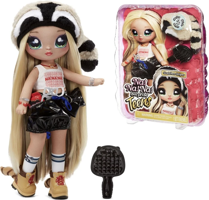 MGA Entertainment Na! Na! Na! Surprise - Teens Doll - Gretchen Stripes