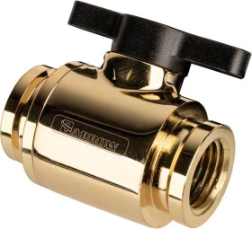 Barrow TLQFS-V1 Ball Valve G1/4" Kugelhahn, gold/schwarz
