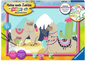 Ravensburger Malen nach Zahlen Glückliche Lamas