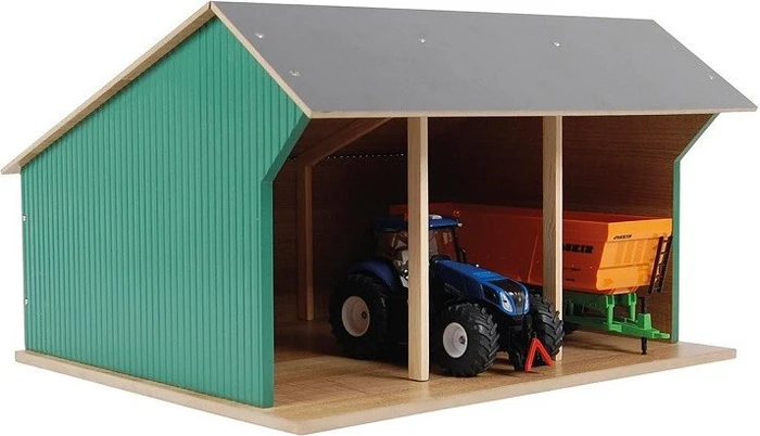 Van Manen Kids Globe Schuppen für 3 Fahrzeuge 1:32