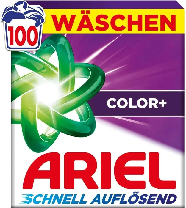 Ariel Actilift Pulver Waschmittel, 100 Waschladungen