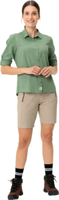 Vaude Rosemoor IV Hemd langarm willow green (Damen)