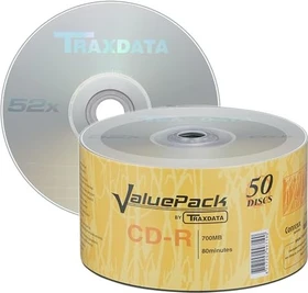 Traxdata CD-R 80min/700MB, 50er Pack