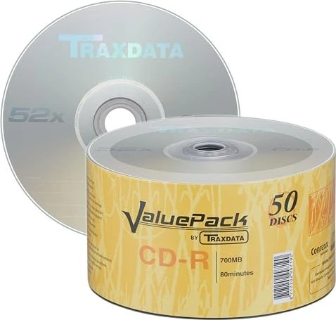 Traxdata CD-R 80min/700MB, 50er Pack