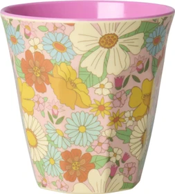 Rice by Rice Kinderbecher medium flower power