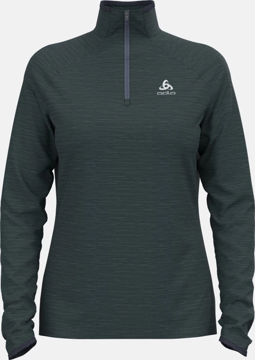 Odlo Run Easy Laufshirt langarm india ink melange (Damen)